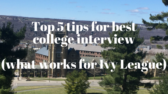 college interview tips that get in